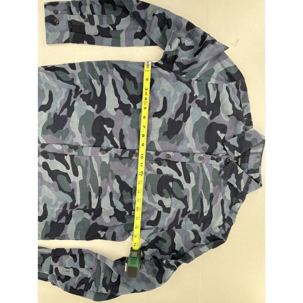 Alfani Men’s Shirt Sz S Camouflage Blue Button Front Pocket NWT​ - Picture 12 of 15
